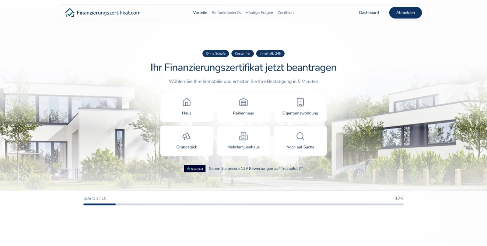 OHYP GmbH - Financing Certificate Platform for a Berlin Real Estate Service