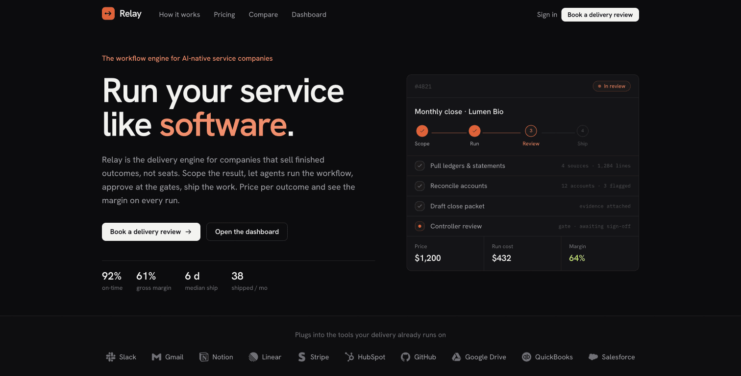 Relay - Relay: A Delivery Engine Concept for AI-Native Service Companies