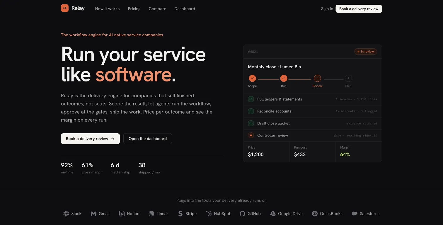 Relay - Relay: A Delivery Engine Concept for AI-Native Service Companies